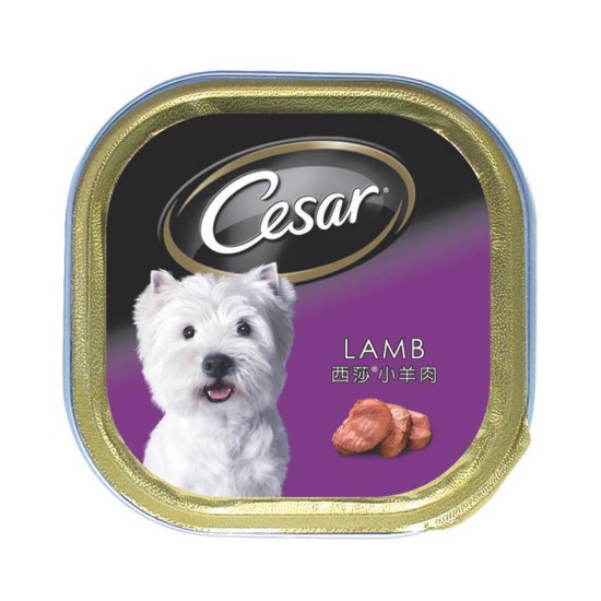 Cesar Dog Wet Food Lamb 100g 1 ctn